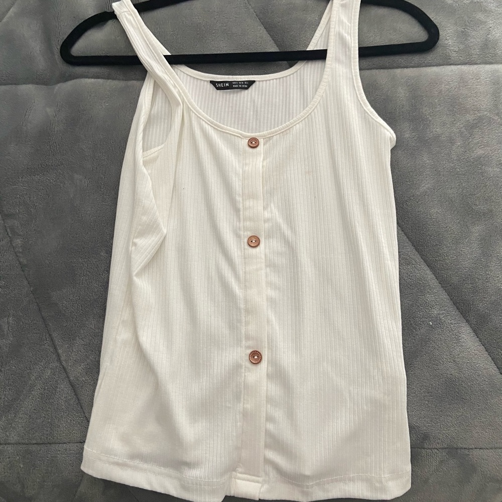 Shein white tank